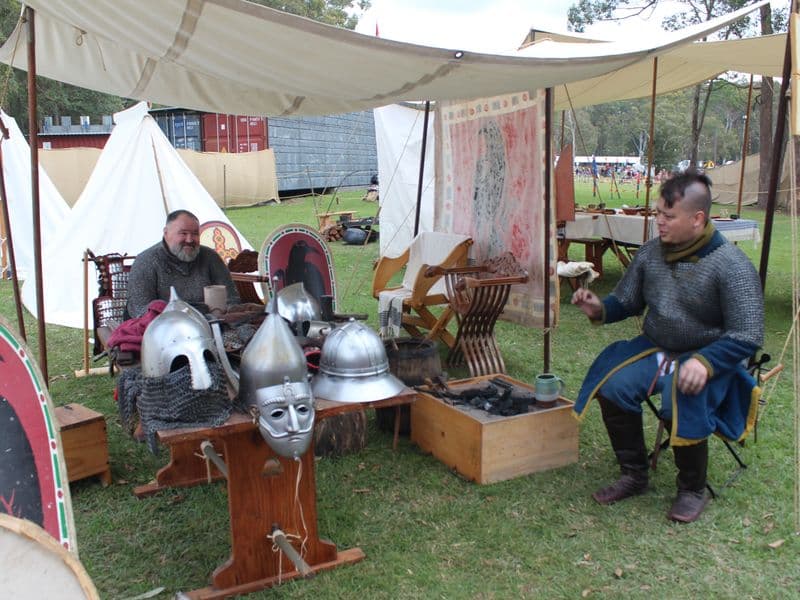 Rusland Encampment, Abbey Medieval Festival 2026.  Photography by Mel Lane