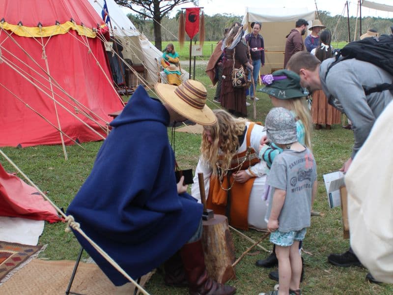 Rusland Encampment, Abbey Medieval Festival 2026.  Photography by Mel Lane