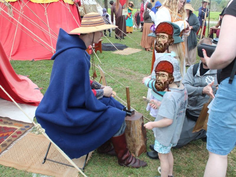 Rusland Encampment, Abbey Medieval Festival 2026.  Photography by Mel Lane
