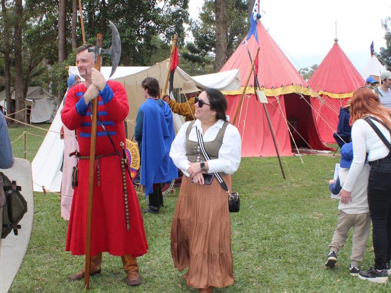 Rusland Encampment, Abbey Medieval Festival 2026.  Photography by Mel Lane