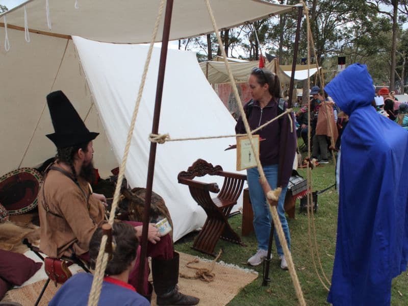 Rusland Encampment, Abbey Medieval Festival 2026.  Photography by Mel Lane
