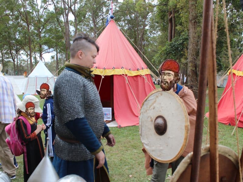 Rusland Encampment, Abbey Medieval Festival 2026.  Photography by Mel Lane