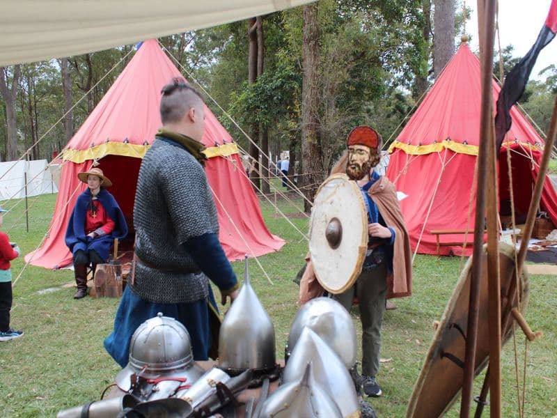 Rusland Encampment, Abbey Medieval Festival 2026.  Photography by Mel Lane