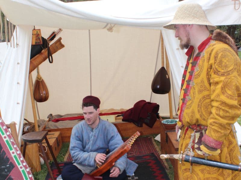 Rusland Encampment, Abbey Medieval Festival 2026.  Photography by Mel Lane
