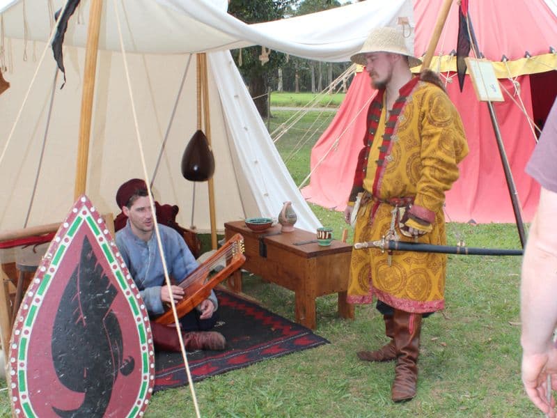 Rusland Encampment, Abbey Medieval Festival 2026.  Photography by Mel Lane