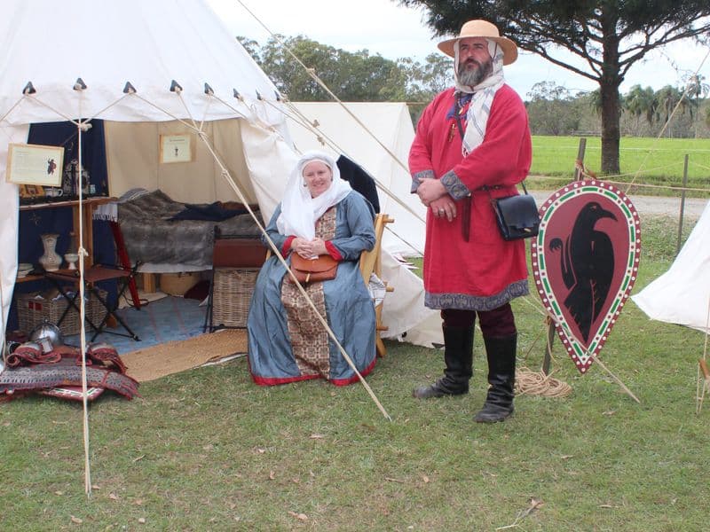Rusland Encampment, Abbey Medieval Festival 2026.  Photography by Mel Lane