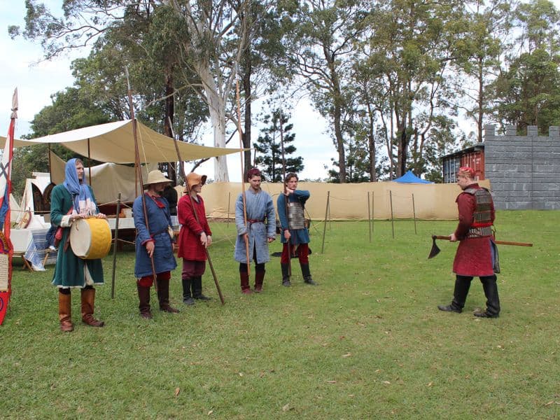 Rusland Encampment, Abbey Medieval Festival 2026.  Photography by Mel Lane