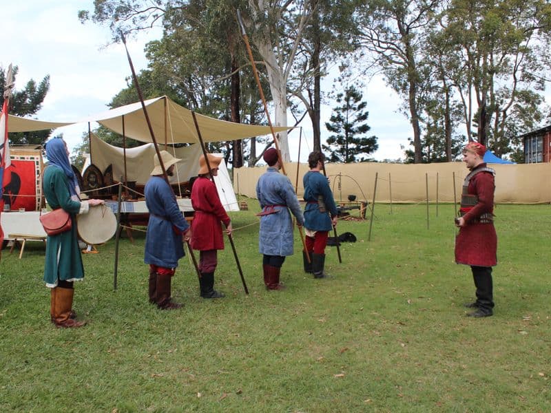 Rusland Encampment, Abbey Medieval Festival 2026.  Photography by Mel Lane