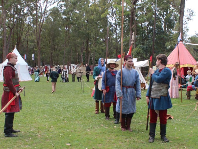 Rusland Encampment, Abbey Medieval Festival 2026.  Photography by Mel Lane