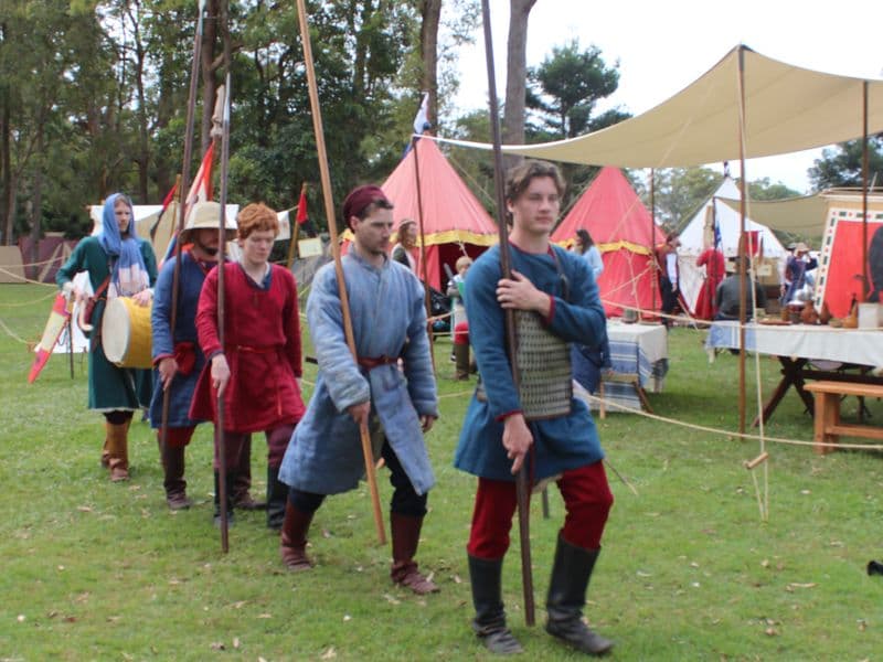Rusland Encampment, Abbey Medieval Festival 2026.  Photography by Mel Lane