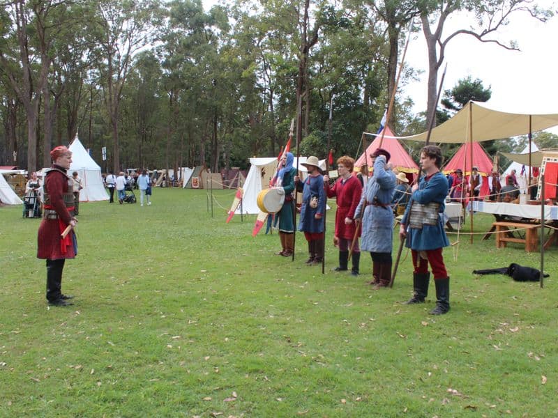 Rusland Encampment, Abbey Medieval Festival 2026.  Photography by Mel Lane