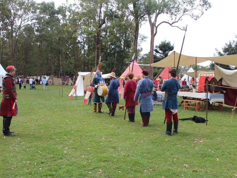 Rusland Encampment, Abbey Medieval Festival 2026.  Photography by Mel Lane
