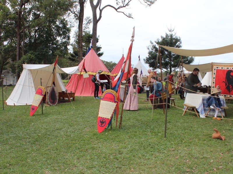 Rusland Encampment, Abbey Medieval Festival 2026.  Photography by Mel Lane