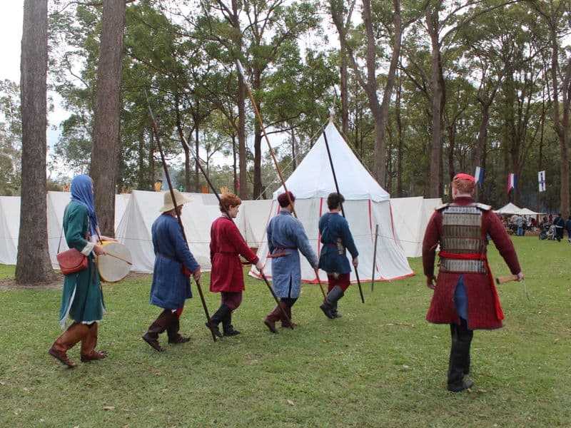 Rusland Encampment, Abbey Medieval Festival 2026.  Photography by Mel Lane