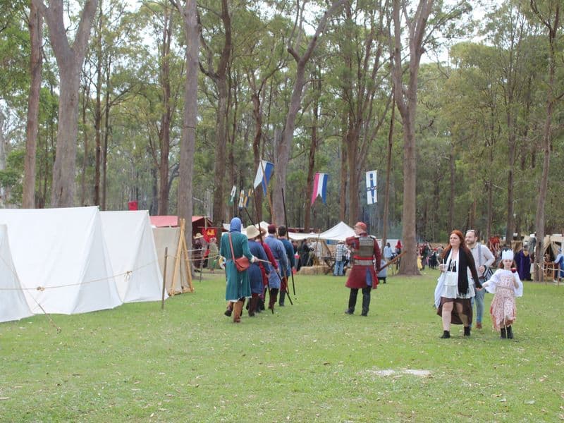 Rusland Encampment, Abbey Medieval Festival 2026.  Photography by Mel Lane