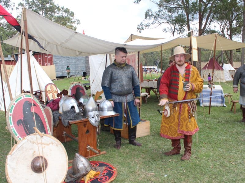 Rusland Encampment, Abbey Medieval Festival 2026.  Photography by Mel Lane