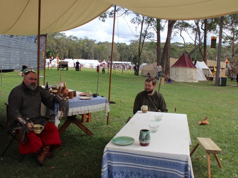 Rusland Encampment, Abbey Medieval Festival 2026.  Photography by Mel Lane