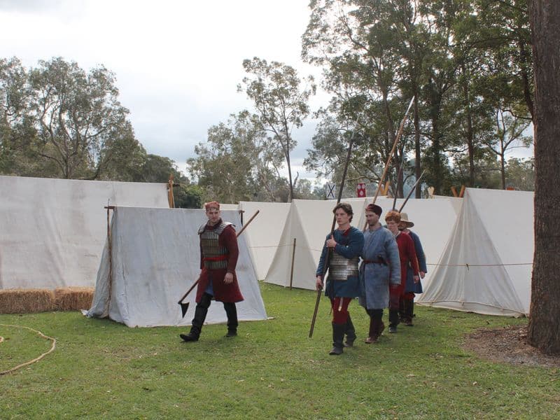 Rusland Encampment, Abbey Medieval Festival 2026.  Photography by Mel Lane
