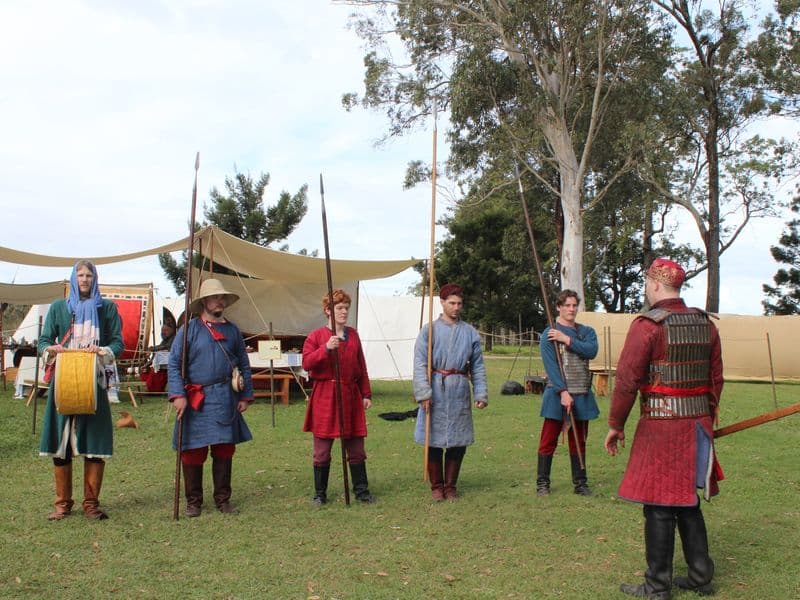 Rusland Encampment, Abbey Medieval Festival 2026.  Photography by Mel Lane