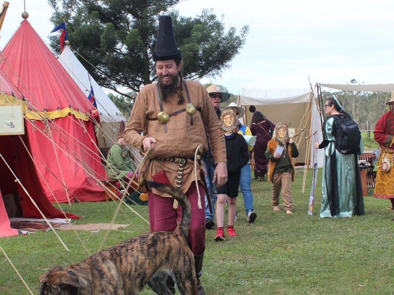 Rusland Encampment, Abbey Medieval Festival 2026.  Photography by Mel Lane