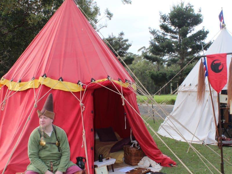 Rusland Encampment, Abbey Medieval Festival 2026.  Photography by Mel Lane