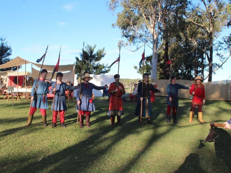 Rusland Encampment, Abbey Medieval Festival 2026.  Photography by Mel Lane