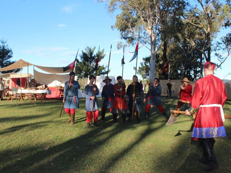 Rusland Encampment, Abbey Medieval Festival 2026.  Photography by Mel Lane