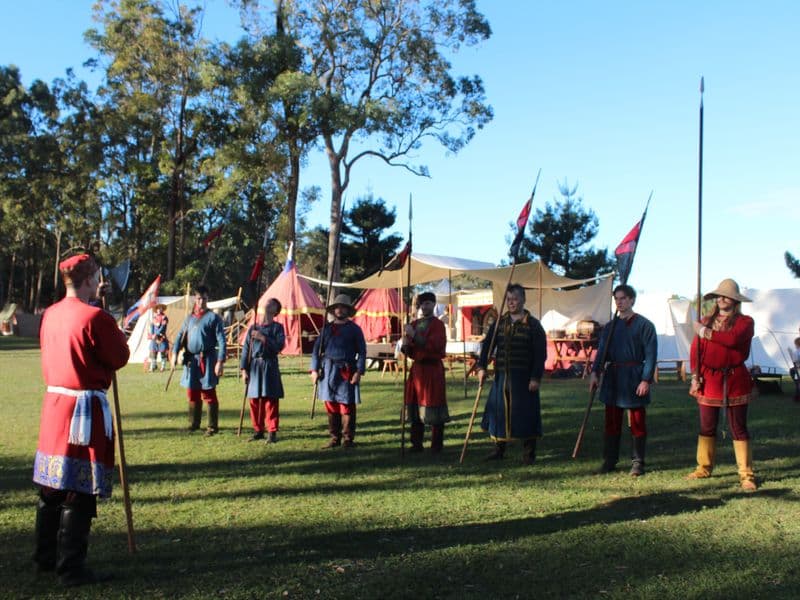 Rusland Encampment, Abbey Medieval Festival 2026.  Photography by Mel Lane