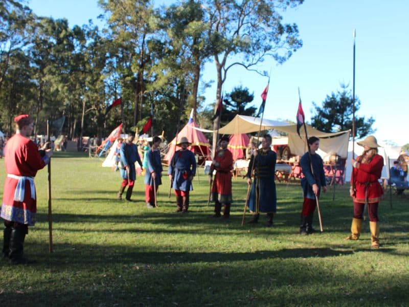 Rusland Encampment, Abbey Medieval Festival 2026.  Photography by Mel Lane