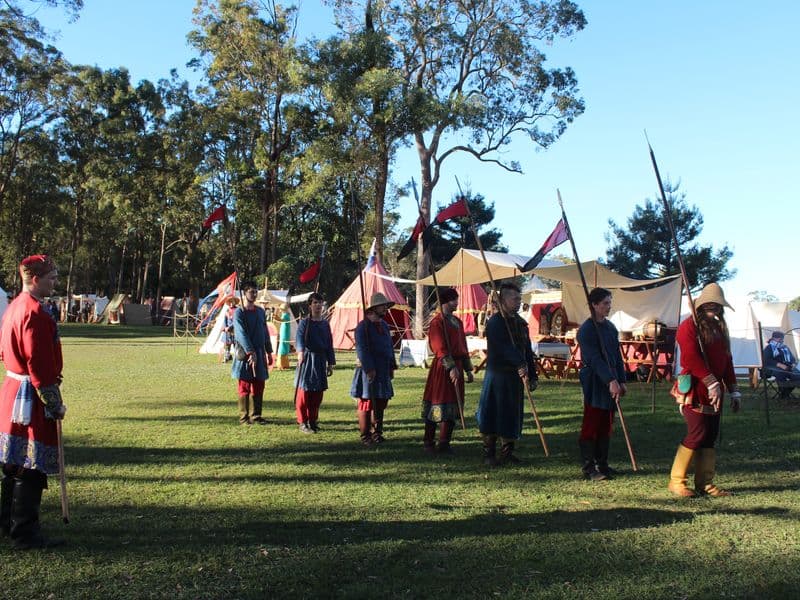 Rusland Encampment, Abbey Medieval Festival 2026.  Photography by Mel Lane