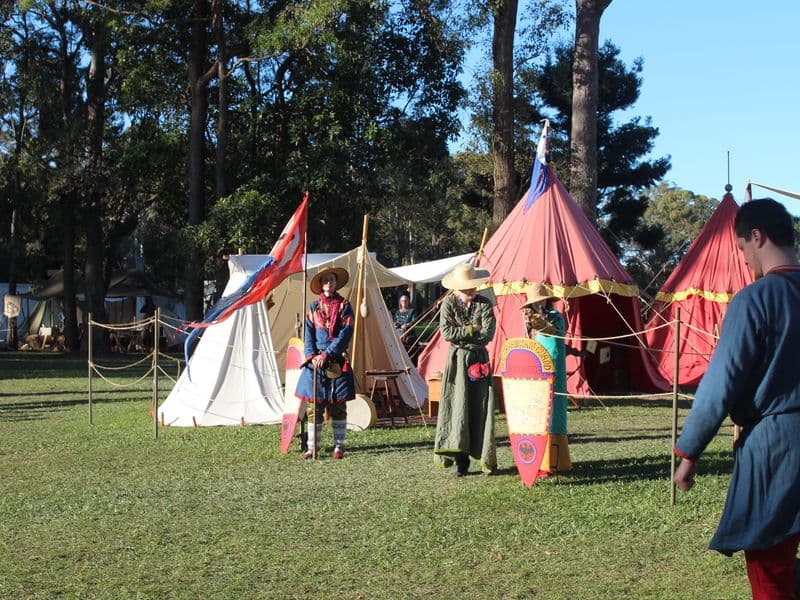 Rusland Encampment, Abbey Medieval Festival 2026.  Photography by Mel Lane