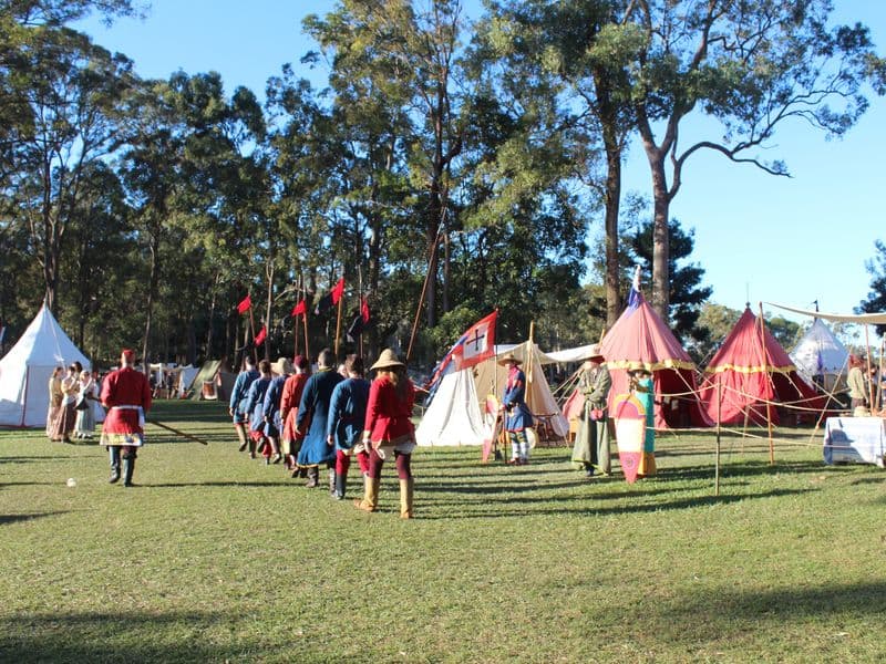 Rusland Encampment, Abbey Medieval Festival 2026.  Photography by Mel Lane