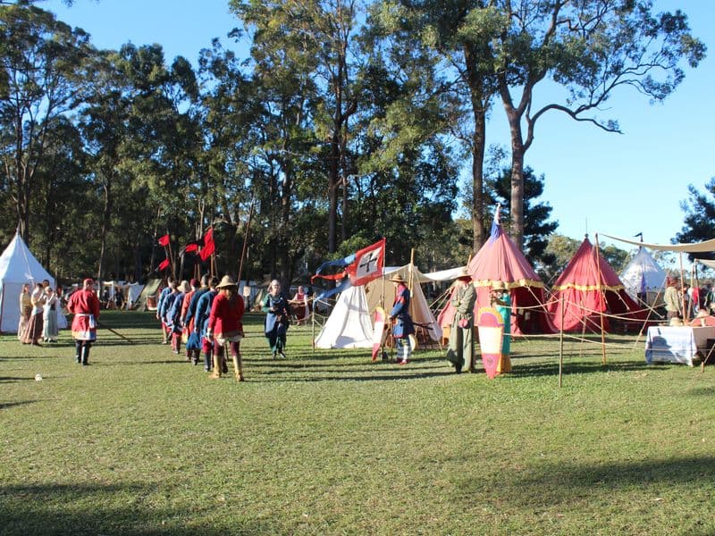 Rusland Encampment, Abbey Medieval Festival 2026.  Photography by Mel Lane