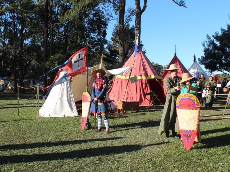 Rusland Encampment, Abbey Medieval Festival 2026.  Photography by Mel Lane