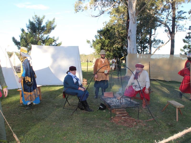 Rusland Encampment, Abbey Medieval Festival 2026.  Photography by Mel Lane