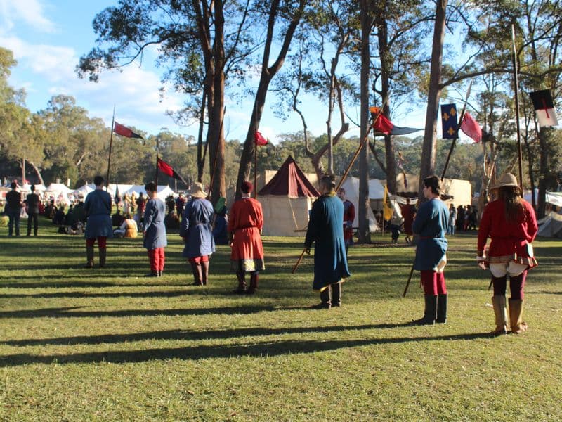 Rusland Encampment, Abbey Medieval Festival 2026.  Photography by Mel Lane