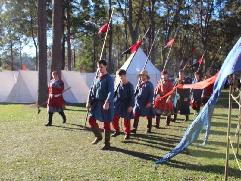 Rusland Encampment, Abbey Medieval Festival 2026.  Photography by Mel Lane