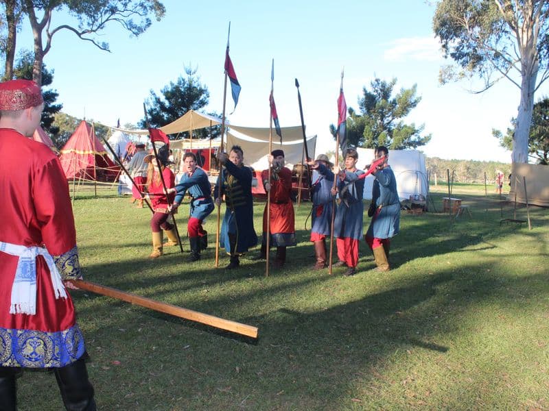 Rusland Encampment, Abbey Medieval Festival 2026.  Photography by Mel Lane