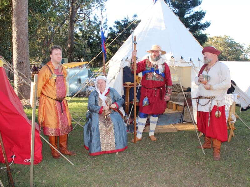 Rusland Encampment, Abbey Medieval Festival 2026.  Photography by Mel Lane