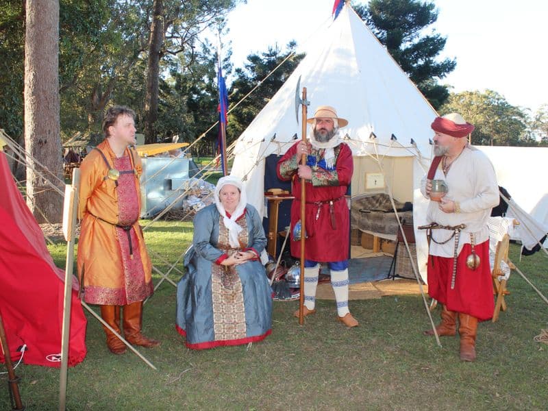 Rusland Encampment, Abbey Medieval Festival 2026.  Photography by Mel Lane