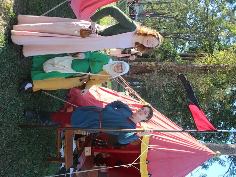 Rusland Encampment, Abbey Medieval Festival 2026.  Photography by Mel Lane