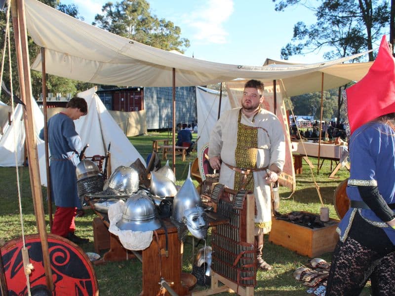 Rusland Encampment, Abbey Medieval Festival 2026.  Photography by Mel Lane