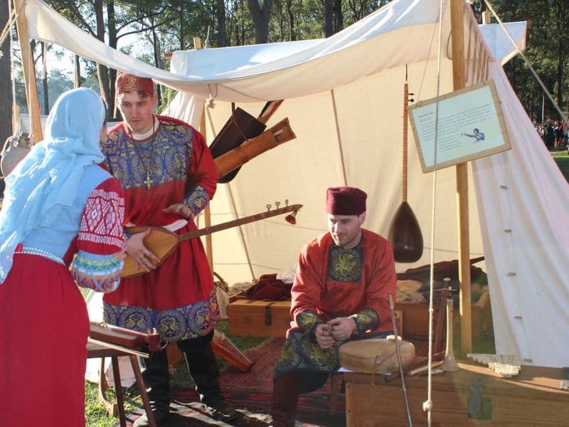 Rusland Encampment, Abbey Medieval Festival 2026.  Photography by Mel Lane