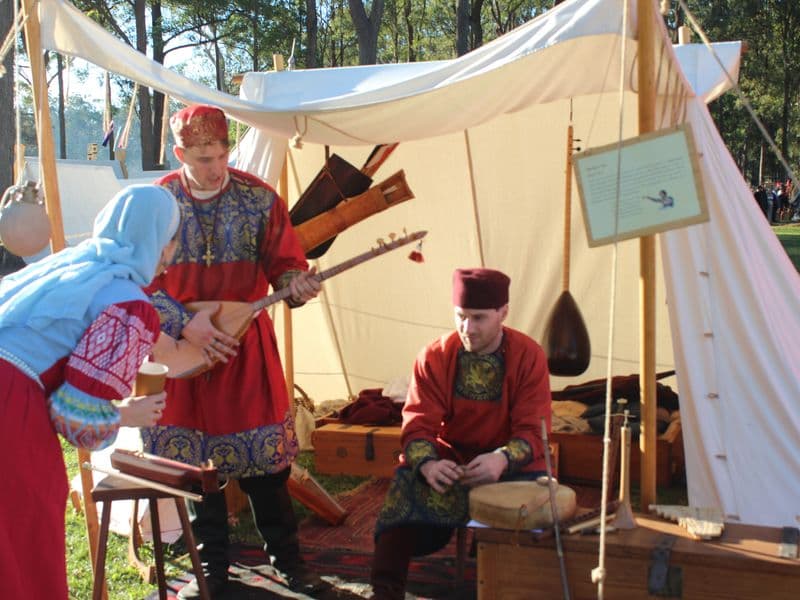 Rusland Encampment, Abbey Medieval Festival 2026.  Photography by Mel Lane