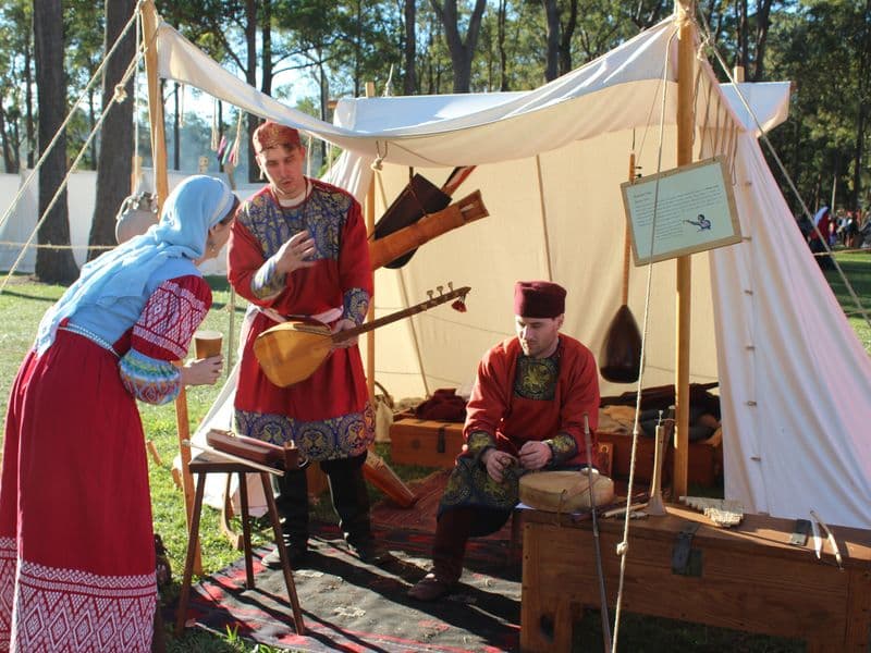 Rusland Encampment, Abbey Medieval Festival 2026.  Photography by Mel Lane