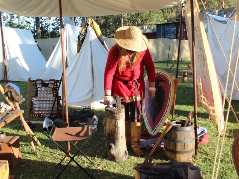 Rusland Encampment, Abbey Medieval Festival 2026.  Photography by Mel Lane