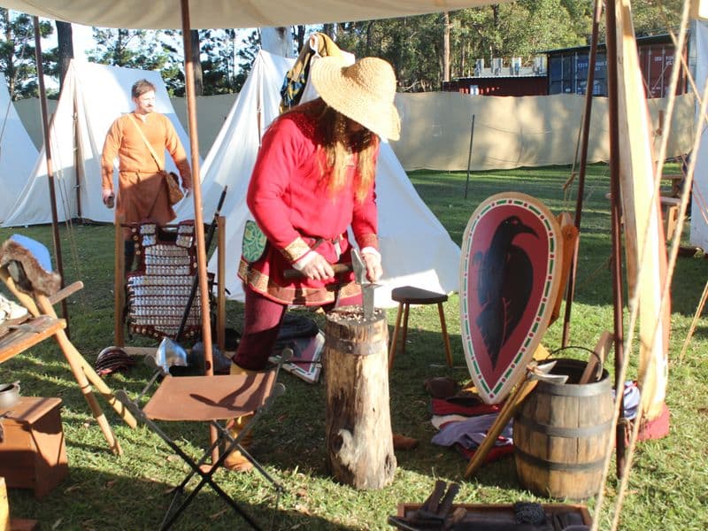Rusland Encampment, Abbey Medieval Festival 2026.  Photography by Mel Lane