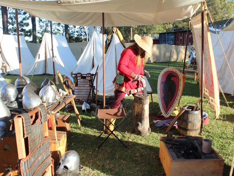 Rusland Encampment, Abbey Medieval Festival 2026.  Photography by Mel Lane