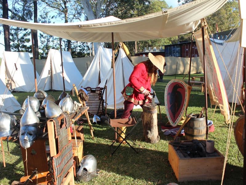 Rusland Encampment, Abbey Medieval Festival 2026.  Photography by Mel Lane