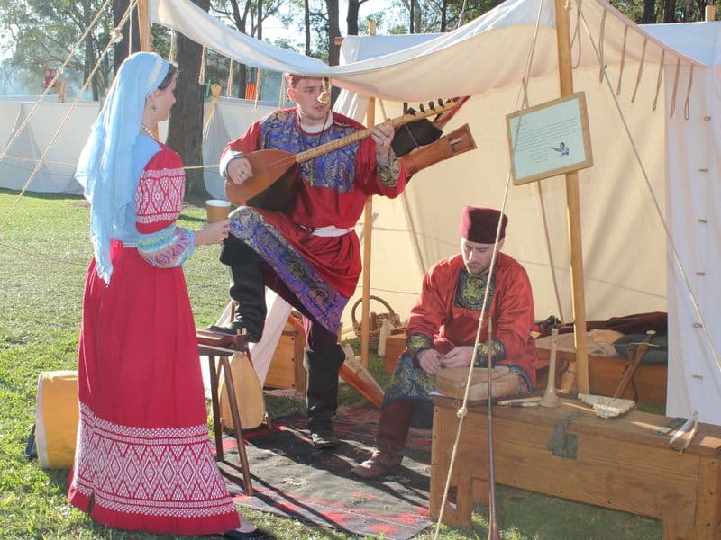 Rusland Encampment, Abbey Medieval Festival 2026.  Photography by Mel Lane